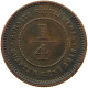 STRAITS SETTLEMENTS 1/4 CENT 1916 #s083 0657 - Kolonies