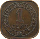 STRAITS SETTLEMENTS 1 CENT 1920 #s083 0105 - Colonies