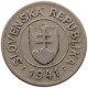 SLOVAKIA KORUNA 1941 #s087 0459 - Eslovaquia