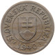 SLOVAKIA KORUNA 1940 #s087 0457 - Slowakei