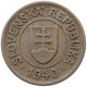 SLOVAKIA KORUNA 1940 #s087 0575 - Slowakije