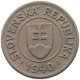 SLOVAKIA KORUNA 1940 #s087 0461 - Slovakia