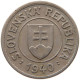 SLOVAKIA KORUNA 1940 #s087 0451 - Slovaquie