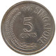 SINGAPORE 5 CENTS 1967 #s084 0567 - Singapur