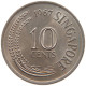 SINGAPORE 10 CENTS 1967 #s087 0081 - Singapour