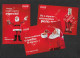Portugal Timbre Personnalisé Coca Cola 2014 + 3 Cartes Postales Personalized Stamp Coke Christmas + 3 Postcards - Other & Unclassified