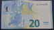 20 EURO S028F5 Serie SR Lagarde Italy Charge 19 Perfect UNC - 20 Euro