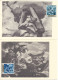 ESPAGNE - 10 CARTES MAXIMUM - Yvert N° 1312/21 - OEUVRES De JOSE MARIA SERT  JOURNEE Du TIMBRE 1966 - 5 SCANS - Maximum Kaarten