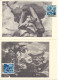 ESPAGNE - 10 CARTES MAXIMUM - Yvert N° 1312/21 - OEUVRES De JOSE MARIA SERT  JOURNEE Du TIMBRE 1966 - 5 SCANS - Maximumkarten