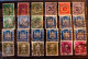 Allemagne  Germany -  24 Perfin (perforated) Empire Stamps Verso And Recto - Andere & Zonder Classificatie