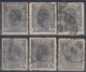 ⁕ Romania 1900 - 1908 Rumänien ⁕ Prince Karl I / King Carol I. 15 Bani Mi.135 ⁕ 6v Used - See Scan - Usado