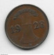 Germany  Weimar 1  Pfennig 1928 A Km 37    Xf - 1 Renten- & 1 Reichspfennig