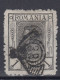 ⁕ Romania 1903 Rumänien ⁕ Prince Karl I / King Carol I. 1 Ban Mi.129 ⁕ 1v Used / Canceled By Number 33 - Oblitérés