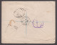 1906 Envelope Sent Registered From London To Italy With QV 1892 4 1/2d Jubilee And Five KEVII 1d Tied High Holborn Cds - Brieven En Documenten