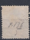 ⁕ Romania 1903 Rumänien ⁕ Prince Karl I / King Carol I. 15 Bani Mi.136 ⁕ 1v Used / Perfin - Oblitérés