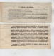 VP22.838 - NOYERS X SAINT AIGNAN 1837 / 1845 - 2 Quittance - Assurance Mutuelle Contre L'Incendie ( Loir - Et - Cher ) - Bank & Insurance