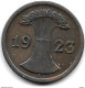 Germany  Weimar 2 Rente   Pfennig 1923  A  Km 31    Vf+ - 2 Rentenpfennig & 2 Reichspfennig