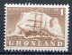 Réf 79 < GROENLAND < Yvert N° 25 * - MH * < Voilier Bateau " Gustav Holm " - Ongebruikt