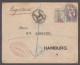 1895 Envelope Sent Registered To Germany With 1887 2d And 5d Die II Jubilees With "J.H.S. / & Co" Perfins - Covers & Documents