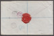 1900 (Aug 15) Envelope Sent Registered From London To The USA With 1887 6d Vertical Pair With "D C & Co" Perfins - Cartas & Documentos