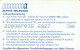 PREPAID PHONE CARD GERMANIA  (PM459 - GSM, Voorafbetaald & Herlaadbare Kaarten