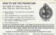 PREPAID PHONE CARD REGNO UNITO UNITEL (CV351 - BT Kaarten Voor Hele Wereld (Vooraf Betaald)