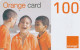 PREPAID PHONE CARD REPUBBLICA DOMINICANA ORANGE (CV254 - Dominik. Republik