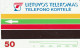 PHONE CARD LITUANIA URMET (CV799 - Litouwen