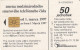 PHONE CARD SLOVACCHIA  (CV1277 - Slovaquie