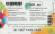 PREPAID PHONE CARD BELGIO  (CV2991 - [2] Prepaid & Refill Cards