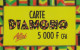 PREPAID PHONE CARD SENEGAL  (CV4557 - Senegal