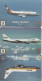 3 PREPAID PHONE CARDS AEREI (CV5587 - Flugzeuge