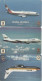 3 PREPAID PHONE CARDS AEREI (CV5587 - Aviones