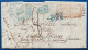 Lettre 14 MAI 1837 Càd " BRUXELLES" Pour CHATEAU THIERRY + B3R + Entrée Rouge " BELGIQUE PAR VALENCIENNES" + Taxe 8 +SR - 1830-1849 (Belgique Indépendante)