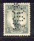 Australia Australien 1937 - Michel Nr. 148 A O Mit Perfin (Perforated Initials) - Oblitérés