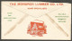 1938 2-Sided Colour Advertising Cover 3c Mufti Monarch Lumber Winnipeg Manitoba - Postgeschiedenis