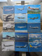 Delcampe - AVIATION - 147 Different Postcards - Retired Dealer's Stock - ALL POSTCARDS PHOTOGRAPHED - Colecciones Y Lotes