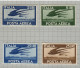 Italy 1945-1947, Bird, Birds, 4v, LH* - Swallows