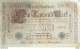 Billet De Banque Allemagne 1000 Mark Cachet Vert, "D", Série B. Ros 46b 1910 - 1.000 Mark