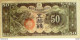 Billet De Banque Japon 50 Sen 1935 - Banque & Assurance