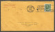 1928 Corner Card Cover 2c Admiral Air Mail Slogan Calgary Alberta - Postal History