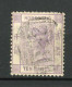 H-K  Yv. N° 39 ; SG N° 36 Fil CA (o)  10c Violet Victoria  Cote  14 Euro BE   2 Scans - Gebraucht