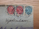 ENVELOPPE DANMARK POSTFRIM 8 ET 4 1897 - Storia Postale