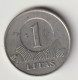 LITHUANIA 2002: 1 Litas, KM 111 - Lithuania