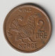 NORGE 1962: 2 Öre, KM 410 - Norway