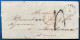 LETTRE 1851 Càd T18 De " FRASNES " (Ht N°1 Indice 18) + Càd Entrée N°589 " BELG. / 5 LILLE 5 " + Taxe 4 Pour BORDEAUX R - Bureaux De Passage