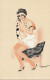 CARTE POSTALE ORIGINALE ANCIENNE ILLUSTRATEUR SIGNEE MASSART : FEMME SEINS NUS PIN UP SEXY EROTIC DES ANNEES 1920 - Pin-Ups