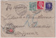 Portomarken - Zumst. 46 / Mi. 46x - Auf Auslandbrief Aus DOZZA (BELLUNO, Italien) Nach LUGANO - Strafportzegels