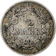 Empire Allemand, 1/2 Mark, 1906, Karlsruhe, TB, Argent, KM:17 - 1/2 Mark