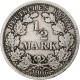 Empire Allemand, 1/2 Mark, 1906, Stuttgart, TB+, Argent, KM:17 - 1/2 Mark